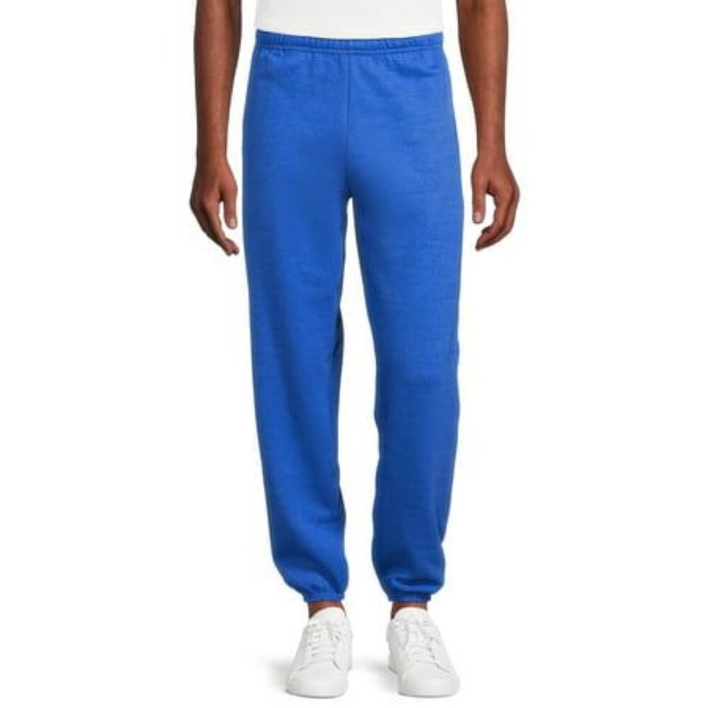 Athletic Works Mens Blue Sweatpants Size Small 28 30 Elastic Waist Pockets